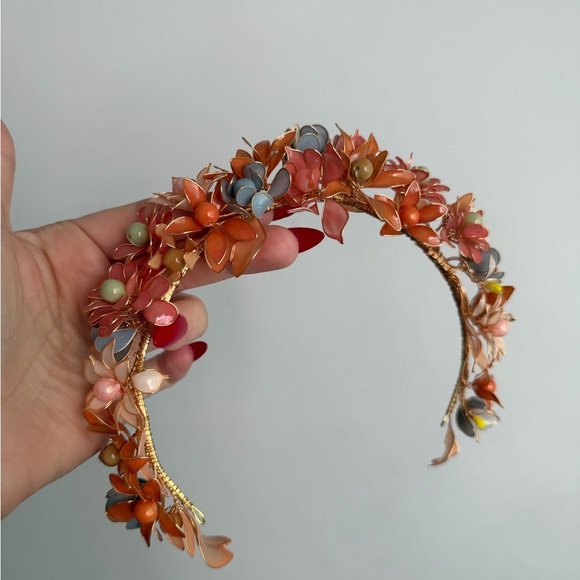 Floral Multicolor Headband Tiara